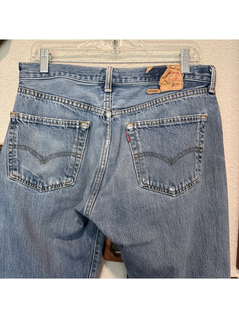 Vintage 80s/90s RARE Levi’s 501 STF Men’s 34x30 Blue Denim Jeans Made in USA